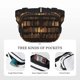 thumbnail image 5 of Fotbe Bookshelves Cangurera Cuadrada con Estampado de Doble Capa, Bolsa de Cintura Ajustable Mini para Hombres y Mujeres, 5 of 9