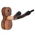 thumbnail image 1 of Colgador especial para violín Montaje en pared Gancho para colgar violín Madera con gancho para arco/Tornillos, 1 of 9