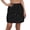 Black, variant on Women's Solid Color High Waist Cargo Mini Skirt, A Line Drawstring Waist Multi Pocket Skirt for Women, Trendy Summer 2026 Hiking Outdoor Short Cargo Skirt with Pockets Black S