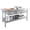150*60*90 cm, variant on Heavy Duty 2-Tier Stainless Steel Commercial Work Table with 3 Drawers, Adjustable Undershelf & Paper Towel Holder – 840 lb Capacity, Kitchen Prep Station for Restaurant & Home