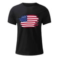 thumbnail image 4 of JLFKNG T Shirts For Man Independence Day Style Usa Flag Printed Patriotic Shirts For Men Short Sleeve Crew Neck Breathable Loose Fit Comfy Mens Clothes, 4 of 4