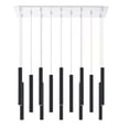 thumbnail image 7 of Z-Lite Forest 14 Light Modern Steel LED Island Pendant in Chrome, 7 of 7