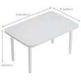 thumbnail image 4 of Dbuoem Laptop Bed Tray Table,Elephant Legs Support Lap Tablet Table,Folding Couch Laptop Lap Desk with Storage Box,A-White, 4 of 14