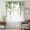 Green, variant on Blue Eucalyptus Leaves Sheer Curtains 72 Inches Long, Weeping Spring Botanical Summer Light Filering Curtains, Breathable Simi Curtain Privacy Drapes for Living Room Bedroom Window Treatment