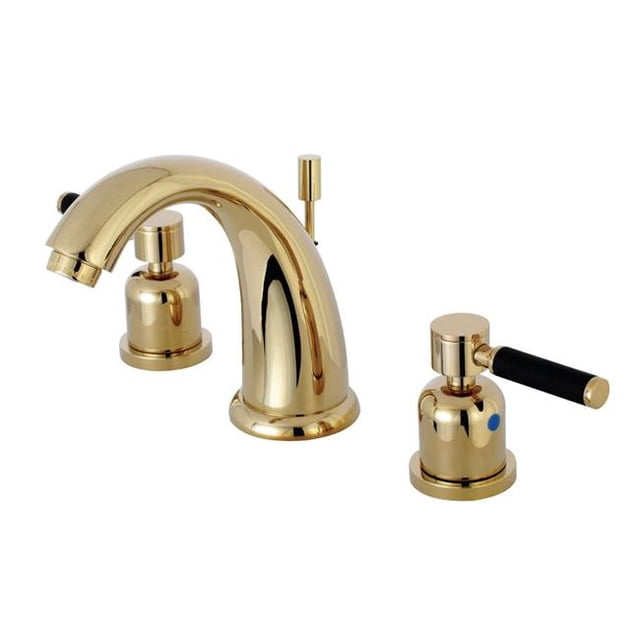 Kingston Brass KB8982DKL Robinet de Lavabo à Large Diffusion 8 Po, Laiton Poli