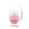 thumbnail image 2 of Jumbo Easter Egg with Handle, Giant Fillable Plastic Container,Large Transparent Egg Shaped Bucket for Prizes & Party Favors,Easter Egg Hunt Supplies, 2 of 7