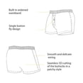 thumbnail image 4 of Yokua Mens Loose Panties Checkered Wide Leg Boxers Shorts Underwear Cotton Homewear, 4 of 14