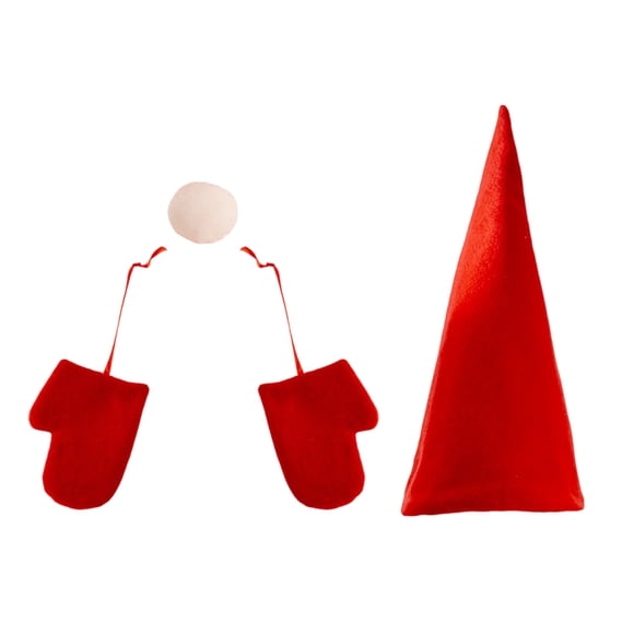 Décorations de Sapin de Noël Chapeau Décoration de Noël Gants Nez Arbre Étoile Décoration de Sapin Sans Visage Étoile Lumières de Sapin de Noël
