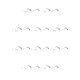 thumbnail image 2 of Jumpingount Gafas de sol sin montura para hombre con cómodo descanso en la nariz Gafas de metal con montura pequeña octogonal para mujer Plata Blanco plateado 10Conjunto, 2 of 6