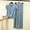 Light Blue, variant on Hueook Travel Outfits For Women 2 Piece Sets Women's Loose Solid Color T-shirt Wide Leg Pants Home Wear Two-piece Short Sleeve Round-Neck Pant Sets Pink 3X