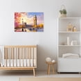thumbnail image 2 of ZHONGYUTONG London Canvas Wall Art Cityscape Picture London Theme Painting Big Ben Tower Artwork Modern Poster for Living Room Decor Framed (12.00" x 18.00"), 2 of 5