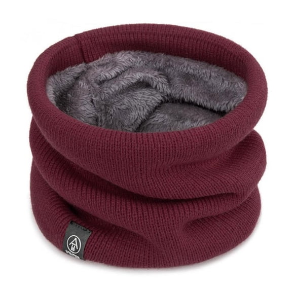 Winter Neck Gaiter, Neck Warmer Cover Ski Gaiters for Men/Women Fleece Thick Elegant Stylish Outdoor With Thick Velvet Warm Scarf