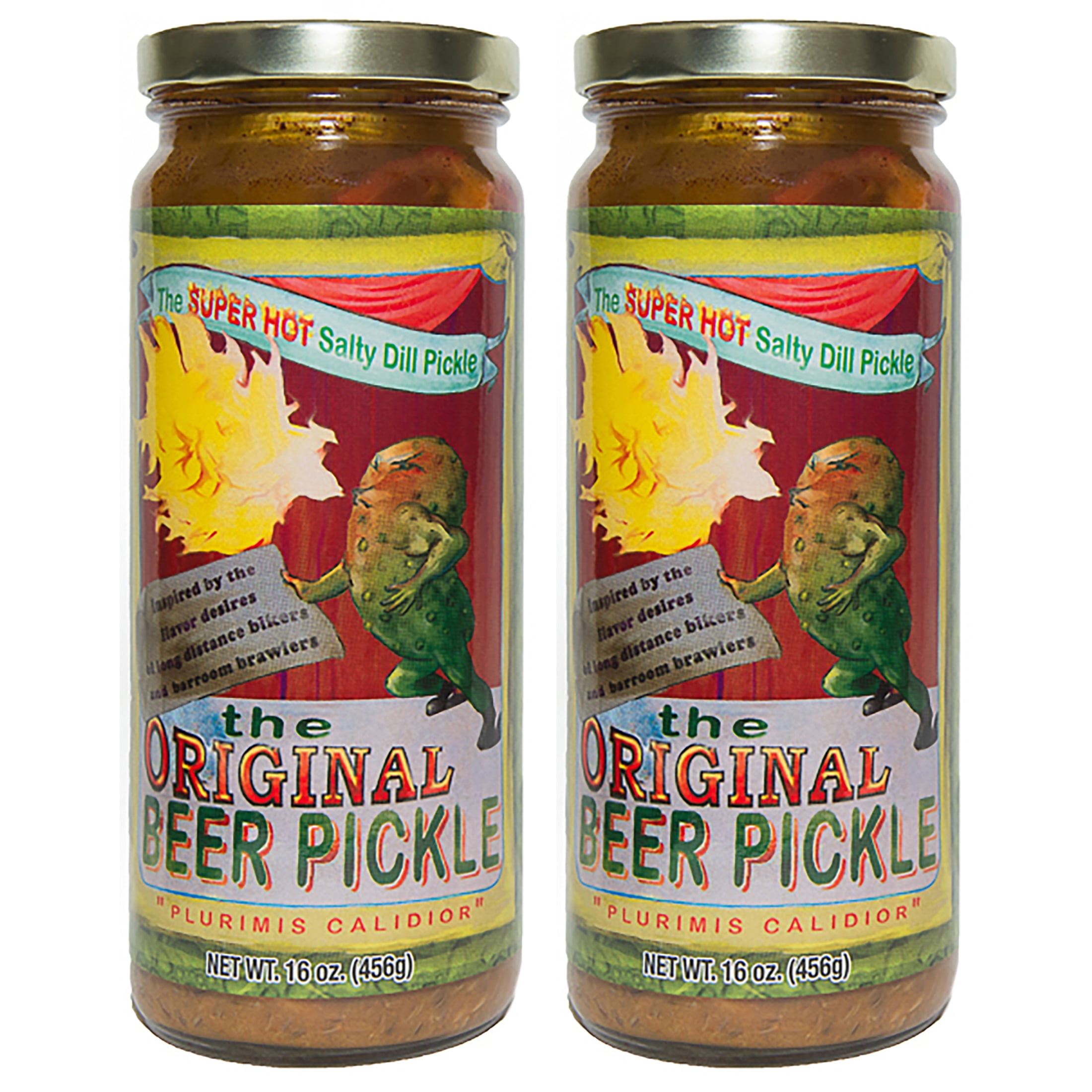 The Original Beer Pickle Super Hot and Spicy Dill Pickle Chunks