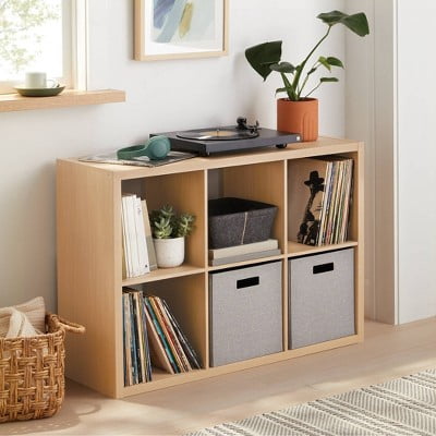 6-Cube Storage Organizer: Stylish Solution for Tidy Spaces