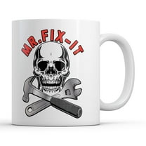 Mr Fix It Mug Funny Sarcastic Mechanic Graphic Novelty Coffee Cup
