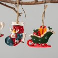 thumbnail image 4 of Artesanías de decoración navideña, colgante de resina pequeño, diseño de patrón de Reno de caballo lindo, colgante de árbol de Navidad, decoraciones de árbol de Navidad, 4 of 4