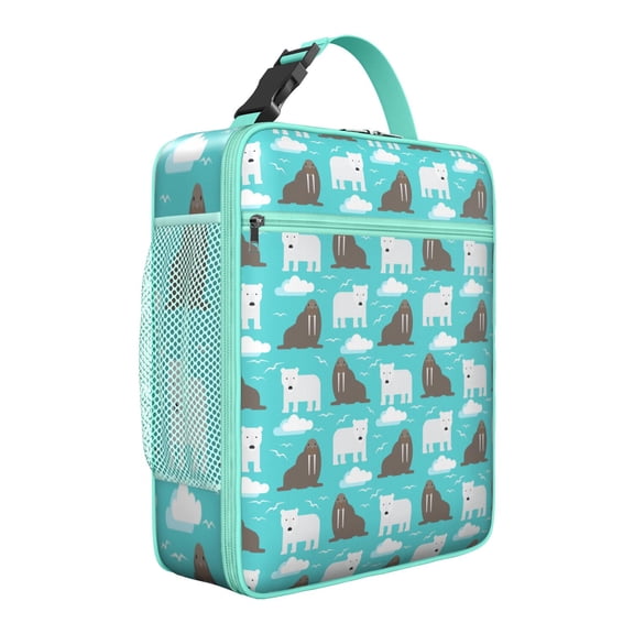 Premium Insulated Bear Lunch Box for Men & - Reusable Lunch Bag with,Hour Temperature Retention, Compact & Lightweight Design for Office, Work, Picnic, Travel - Durable Lunch Tote for Adults.