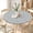 Blue/Green-leaf, variant on Elastic Round Tablecloth Washable Fitted Table Cover for Indoor and Outdoor Dining Table Cloth Protector,36"- 44"