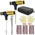 thumbnail image 3 of Trousse de Réparation de Crevaison de Pneu Sans Chambre Outil Trousse de Bouchon de Pneu Auto avec 15 Bandes de Caoutchouc Robuste Trousse Professionnelle de Réparation de Pneu Bouchon de Crevaison de Réparation de Pneu pour Camion Moto Voiture, 3 of 9