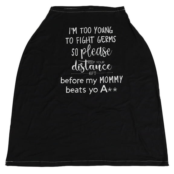 Car seat Canopy for Babies, Car Seat Cover for Boys Girls, CarSeat Canopies for Newborn, Multiuse - Nursing Breastfeeding Covers, Soft Breathable[Black]