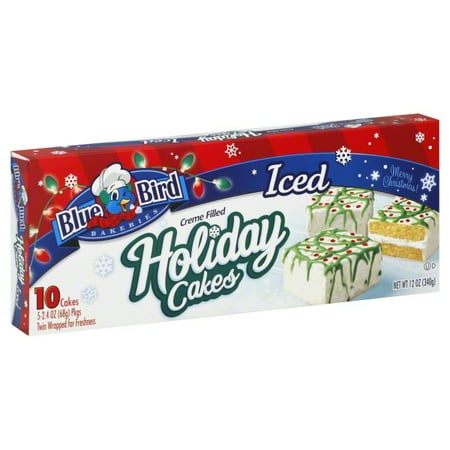 Flowers Foods Blue Bird Holiday Cakes, 5 ea