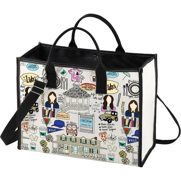 shiyou-Luke's Diner Tote Bag Lorelai & Rory Fans Gifts Stars Hollow Gilmore Shoulder Bag