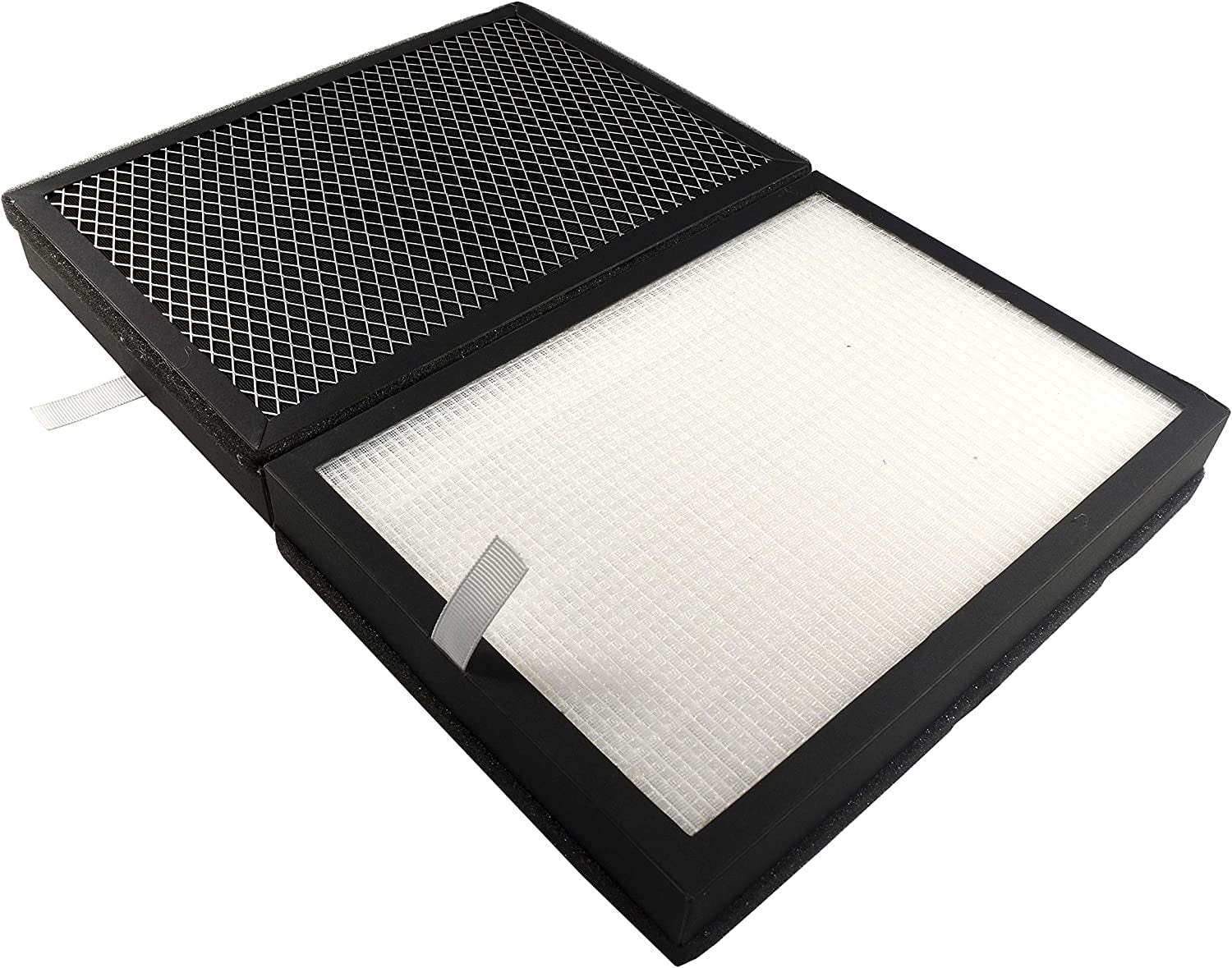 HQRP 2-Pack 3-in-1 HEPA Filter Set (4 Filters) compatible with Medify Replacement for MA25R for MA25 MA25 Air Purifier