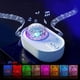 thumbnail image 1 of Luz nocturna con proyección de nave espacial, lámpara con proyector de estrellas oceánicas y reproductor de música que cambia de color para sala de estar, baile, fiesta, bar (blanco), 1 of 5