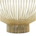 thumbnail image 4 of DecMode 20", 19"W Round Caged Style Gold Metal Decorative Bowl, Set of 2, 4 of 7