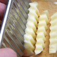 thumbnail image 4 of ENJOYW Stainless Steel Potato Chip Vegetable Crinkle Cutter Blade Slicer Wave Knife Wave Knife, 4 of 6