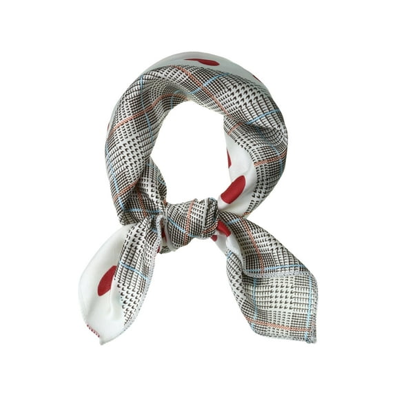 INSPIRE CHIC Women's Square Scarf Kerchief Neck Scrunchies Scarves Neckerchief