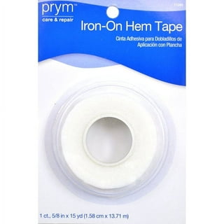 1 x 5.5ln Hem Tape for Pants No Sew Hemming Tape， Iron on Hemming Tape Roll  for Clothes Jeans Pants 