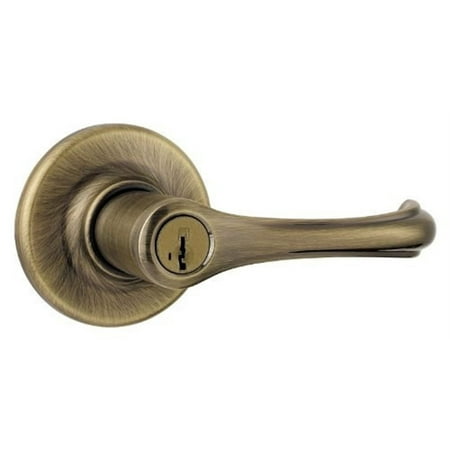 door brass antique kwikset dorian locks entry finish