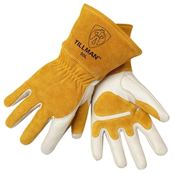 Guantes de soldador Tillman John Tillman Medium 14 dorados y perlados