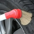 thumbnail image 5 of Car Care Cleaning Tire Shine Applicator Brush High Density Curved Design Stiff Angled Dressing Tool for Lubricant and Shine Application, 5 of 5