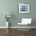 thumbnail image 3 of Trademark Fine Art 'Icy Blue Bow Lake' Canvas Art by Pierre Leclerc, White Matte, Silver Frame, 3 of 4
