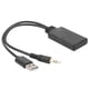 thumbnail image 5 of Receptor de música Bluetooth 5.0 inalámbrico para automóvil Adaptador de audio Conector 3.5 mm AUX + Puerto USB 5 V/12 V, 5 of 10
