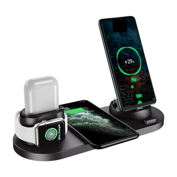 10 In 1 Fast Wireless Charger Charging Dock Station For Phone Watch Earphone ,High Power