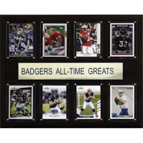 NCAA Football Wisconsin Badgers All-Time Greats Plaque