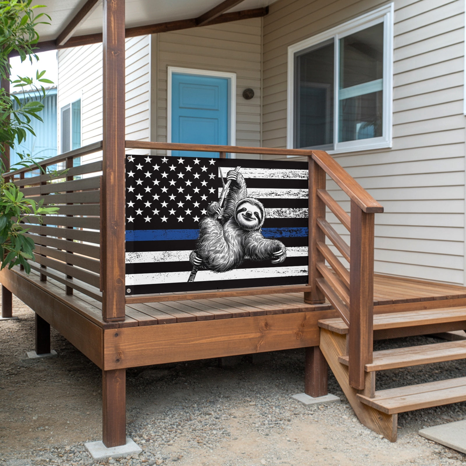 4th of July Flags for Outside 3x5 ft American Flag Outdoor Flags Double Sided Grommets House Banner USA Flag Blue Stripes Patio Yard Flag for Outdoor Party Porch Garden Independence Day Decor