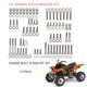 thumbnail image 4 of Speravity 137 piezas/juego de tornillos, tuercas, arandelas, pernos de acero inoxidable, reparación, actualización, repuestos modificados, Accesorios para motos, 4 of 6