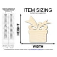 thumbnail image 2 of Unfinished Wood Christmas Present Shape | DIY Holiday Craft Cutout | Up to 36" 36" / 1/4", 2 of 4