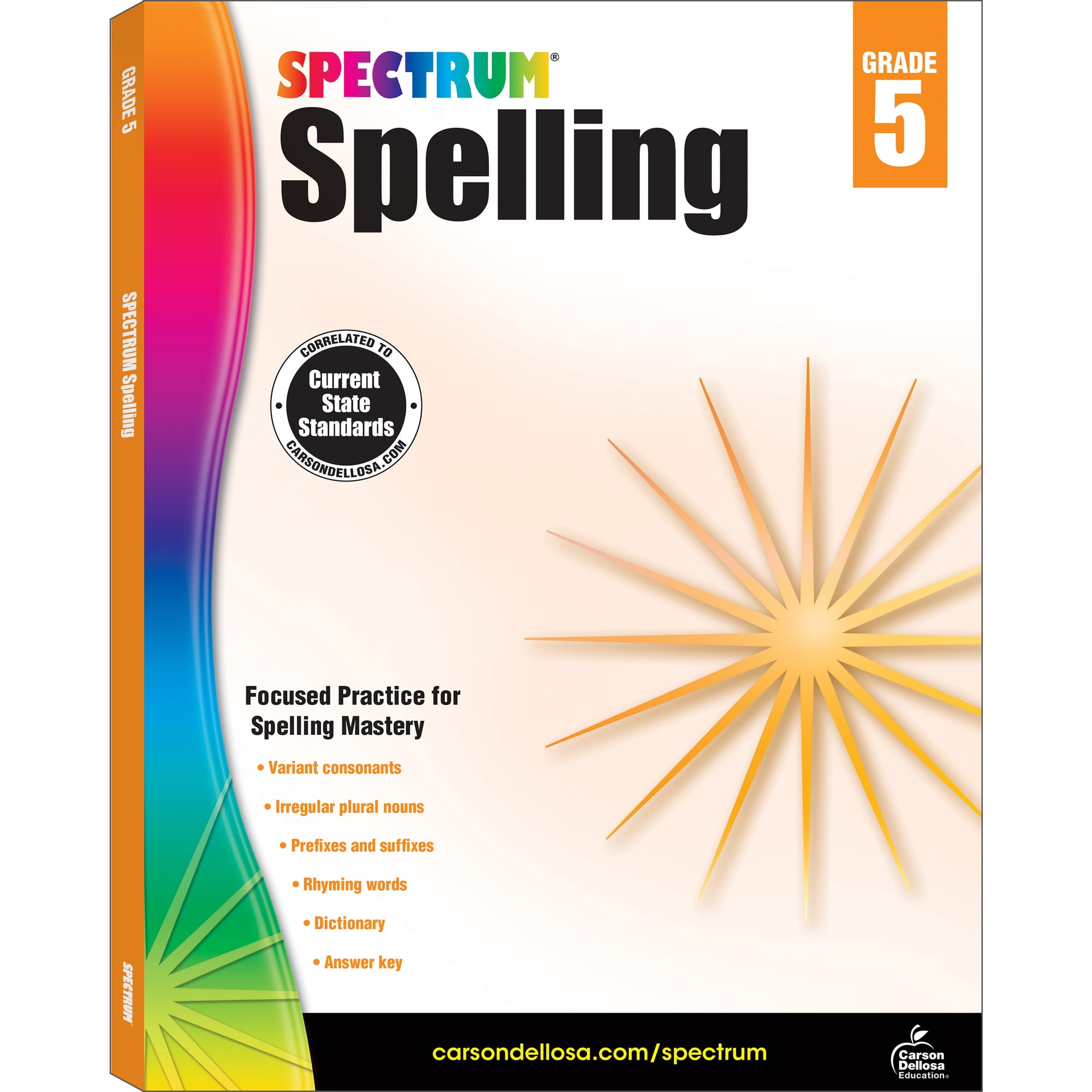 Spectrum Spelling Workbook (152 pages) Grade 5
