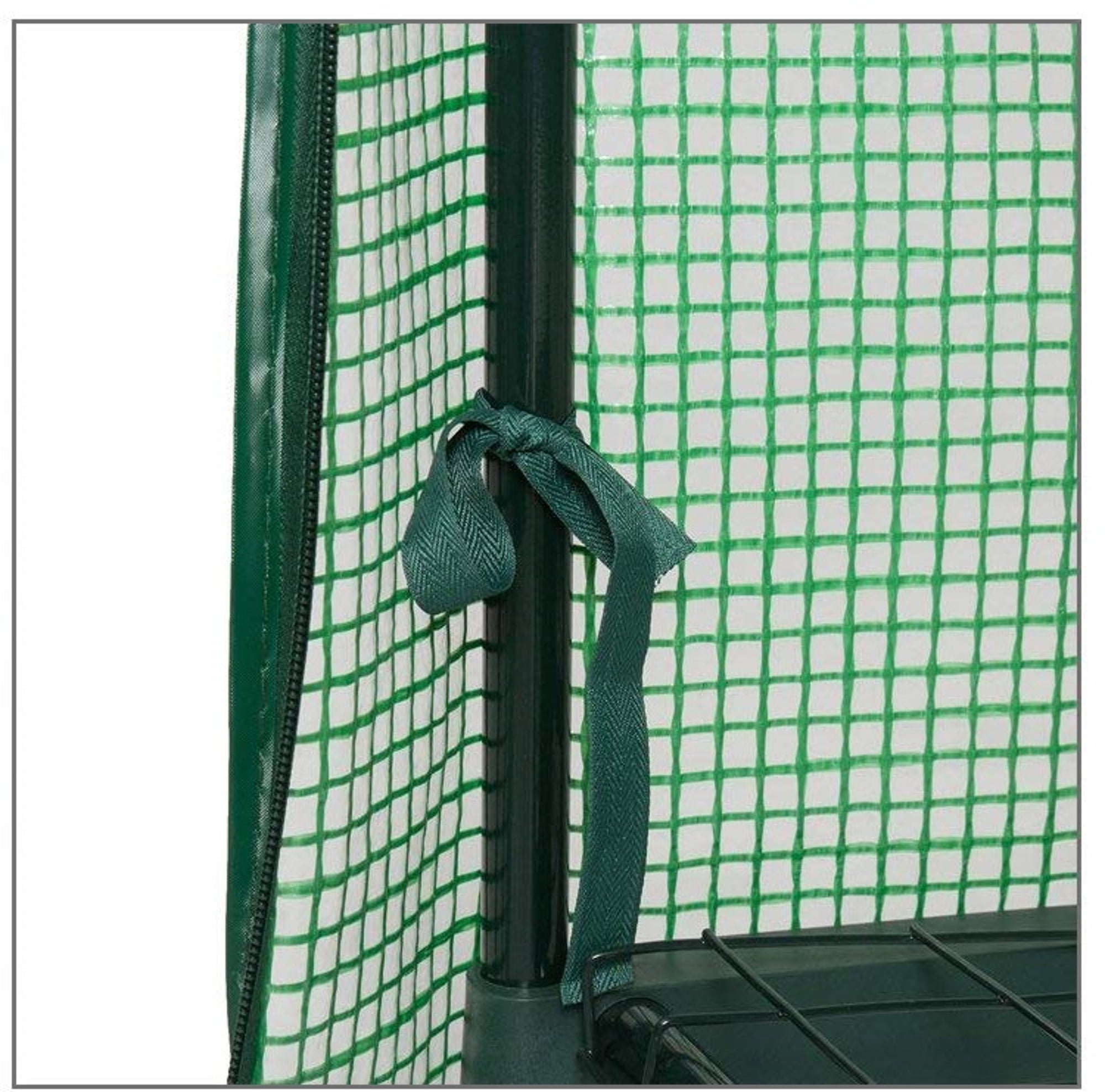 GENESIS 4 Tier Portable Rolling Greenhouse with Opaque Cover