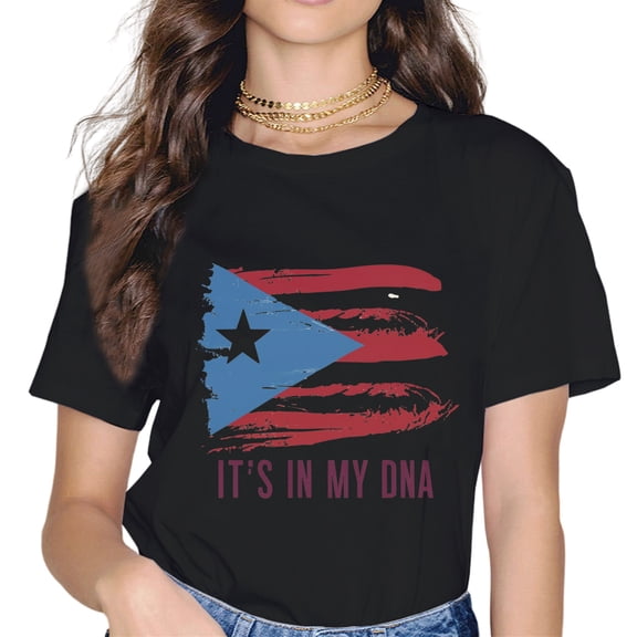 It's in my DNA - Puerto Rico Flag Puerto Rican Boricua T-Shirt