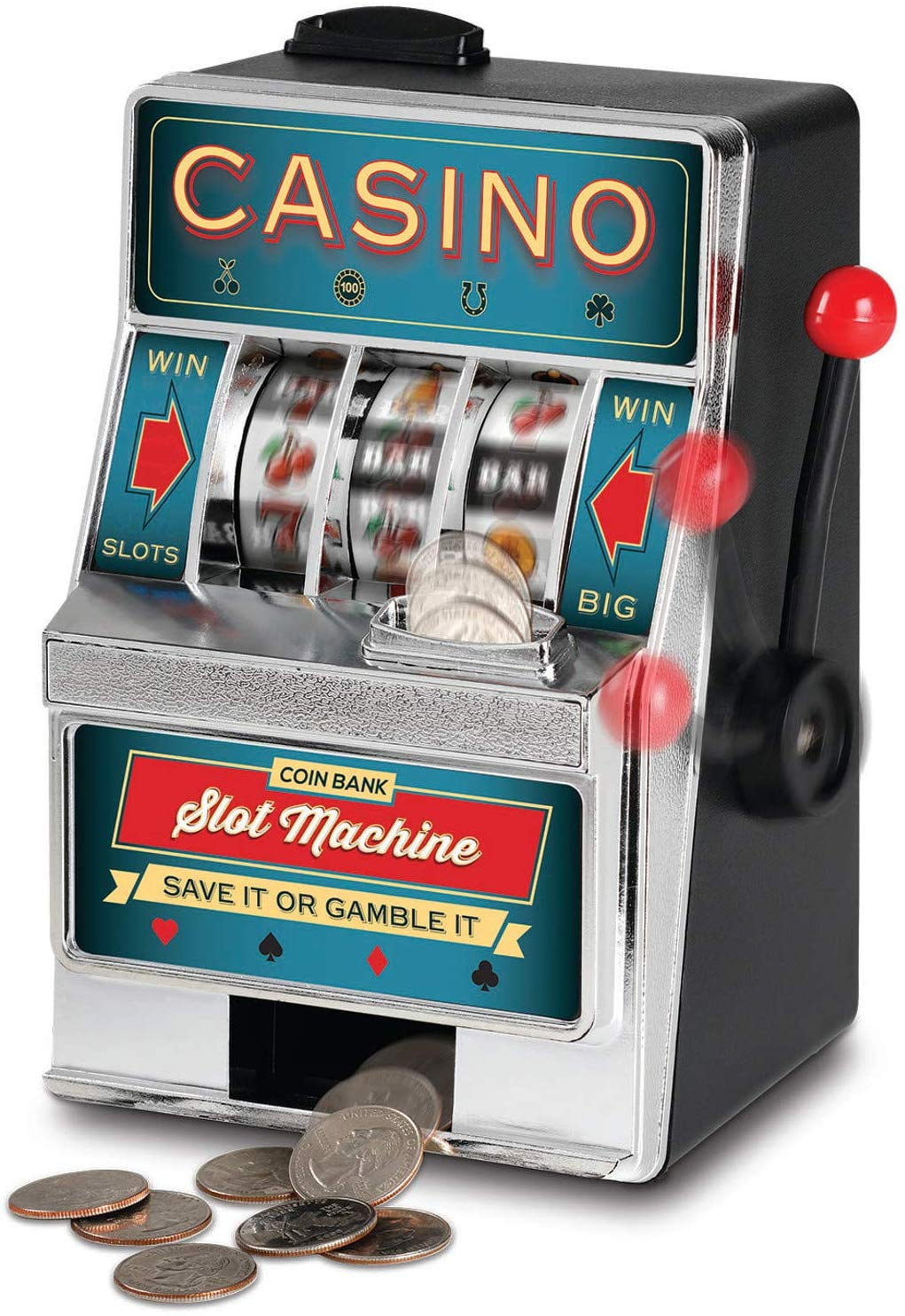 Gold Dollar Sign Slot Bank 8 ins Tall Wide Slot Takes Bills and Coins 