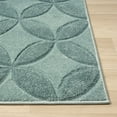 thumbnail image 5 of Better Homes & Gardens Carved Geo Indoor Accent Rug, Aqua Petals, 30" x 46", 5 of 6