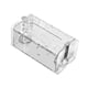 thumbnail image 4 of Porta rollos de papel higiénico con ventosa, caja de papel higiénico montada en la pared para baño, organizador de papel higiénico, soporte para hojas claro, 4 of 9