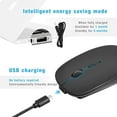 thumbnail image 3 of Bluetooth Mouse and 2.4 Wireless Dual Mode Slim USB Rechargable Mouse for Laptop///Mac, 3 of 6