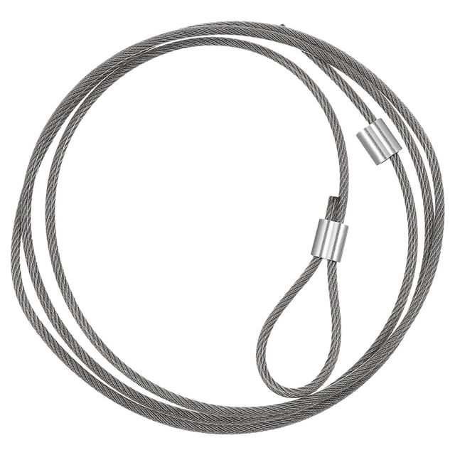 KAKOWELY Corde de Filet de basketball Filet de basketball en Acier Petit Filet de basketball Robuste Boucles de Remplacement Petit Filet de basketball pour Pièce Intérieur Extérieur Porte Mur